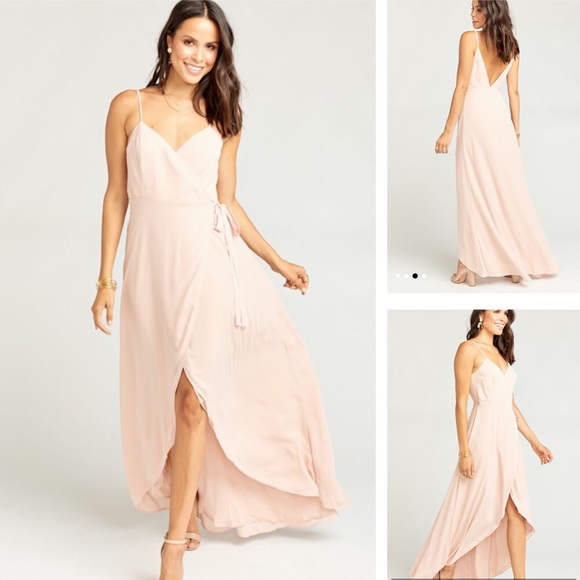 Show Me Your MuMu Dresses & Skirts - Show Me Your Mumu Mariah wrap dress dusty blush